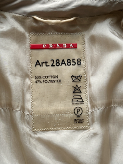 Early 2000's Prada Sport Women's Trench Coat Jacket (M)