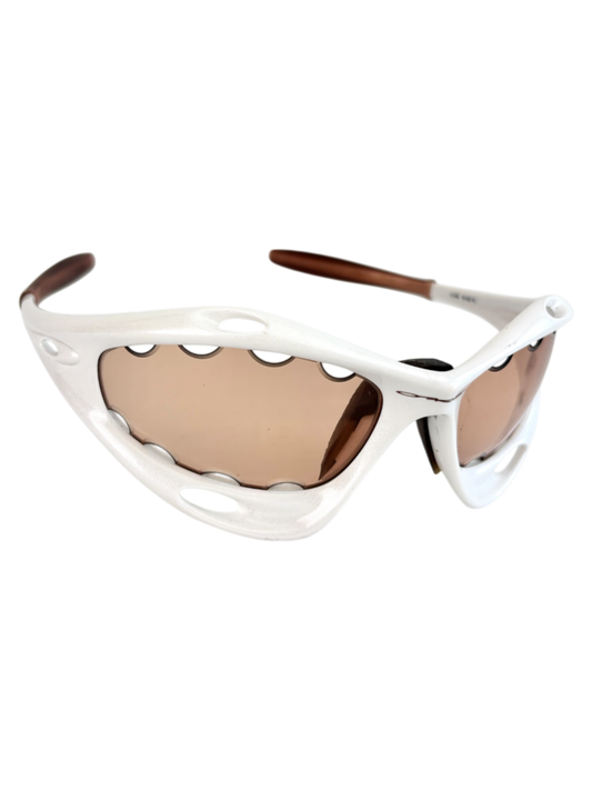 OAKLEY PRO RACING JACKET PEARL / VR50 TO BROWN TRANSITION W/ CASE