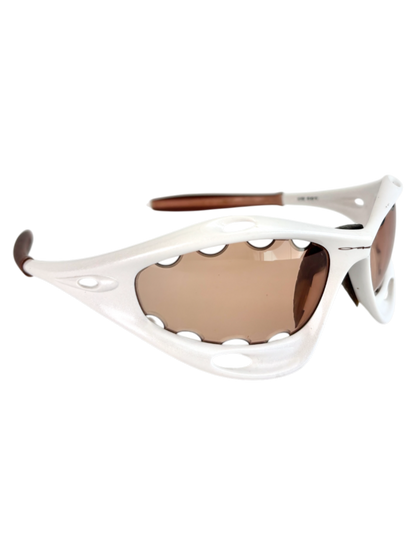 OAKLEY PRO RACING JACKET PEARL / VR50 TO BROWN TRANSITION W/ CASE