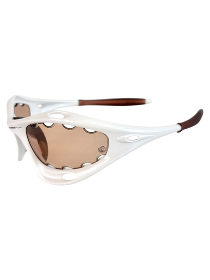 OAKLEY PRO RACING JACKET PEARL / VR50 TO BROWN TRANSITION W/ CASE
