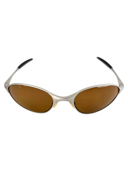 OAKLEY C WIRE SILVER / GOLD IRIDIUM POLARIZED (2005) SUNGLASSES