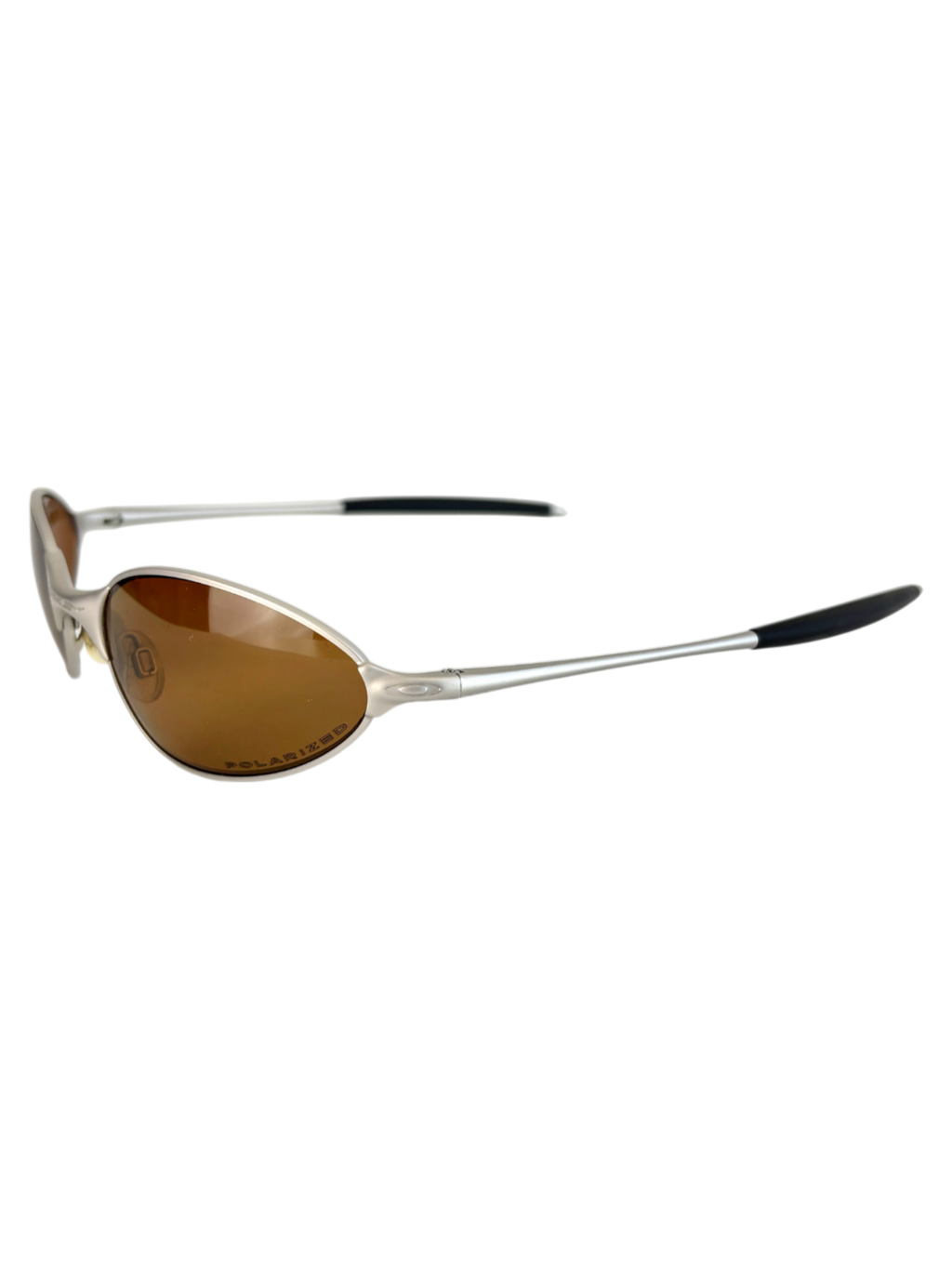 OAKLEY C WIRE SILVER / GOLD IRIDIUM POLARIZED (2005) SUNGLASSES