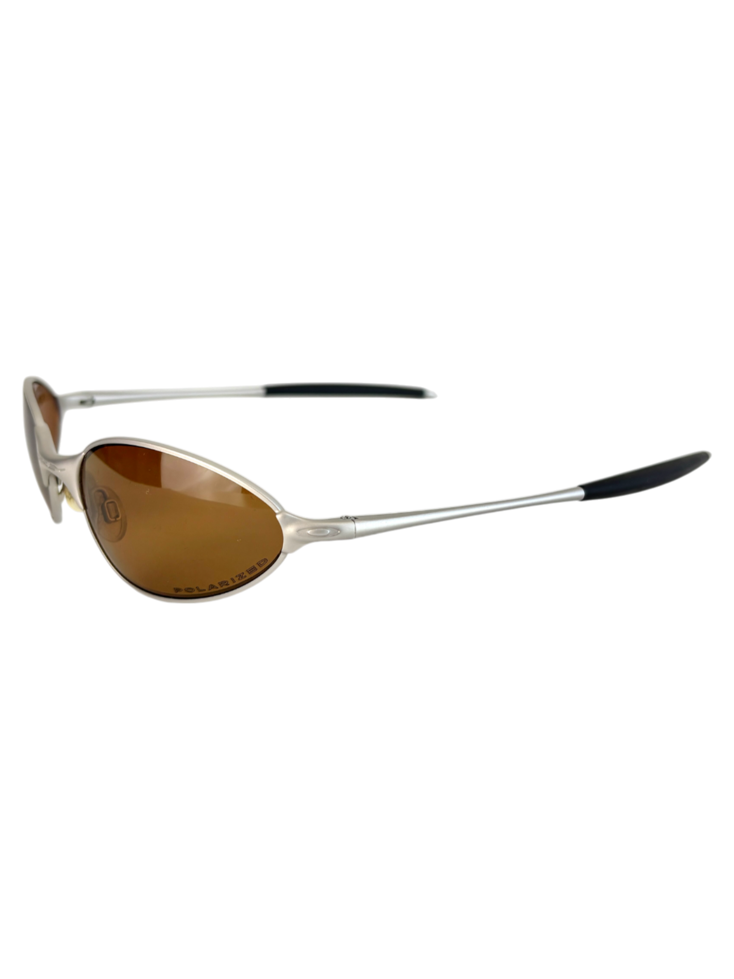 OAKLEY C WIRE SILVER / GOLD IRIDIUM POLARIZED (2005) SUNGLASSES