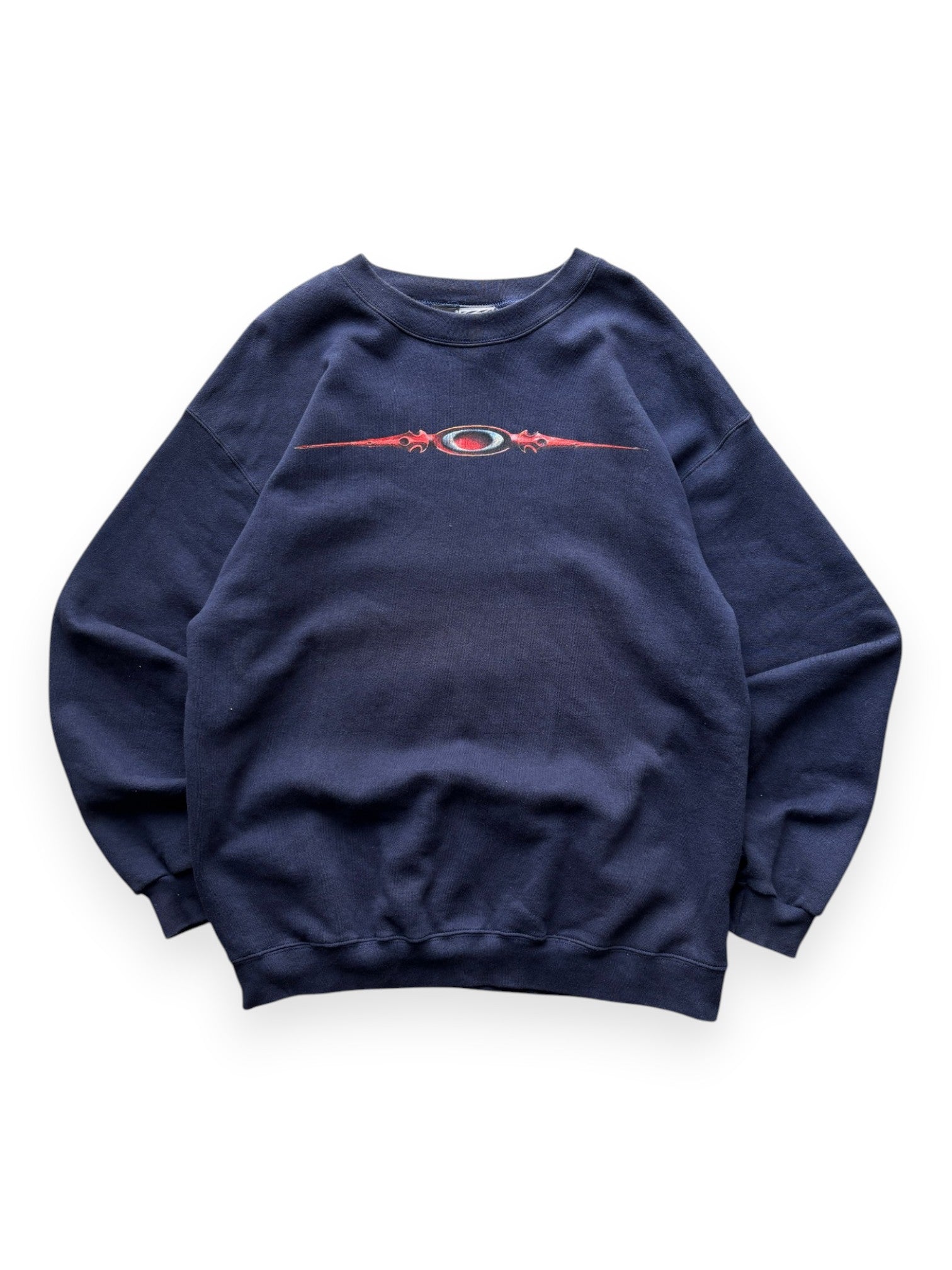 Early 2000's Oakley Navy Graphic Sweater (L)