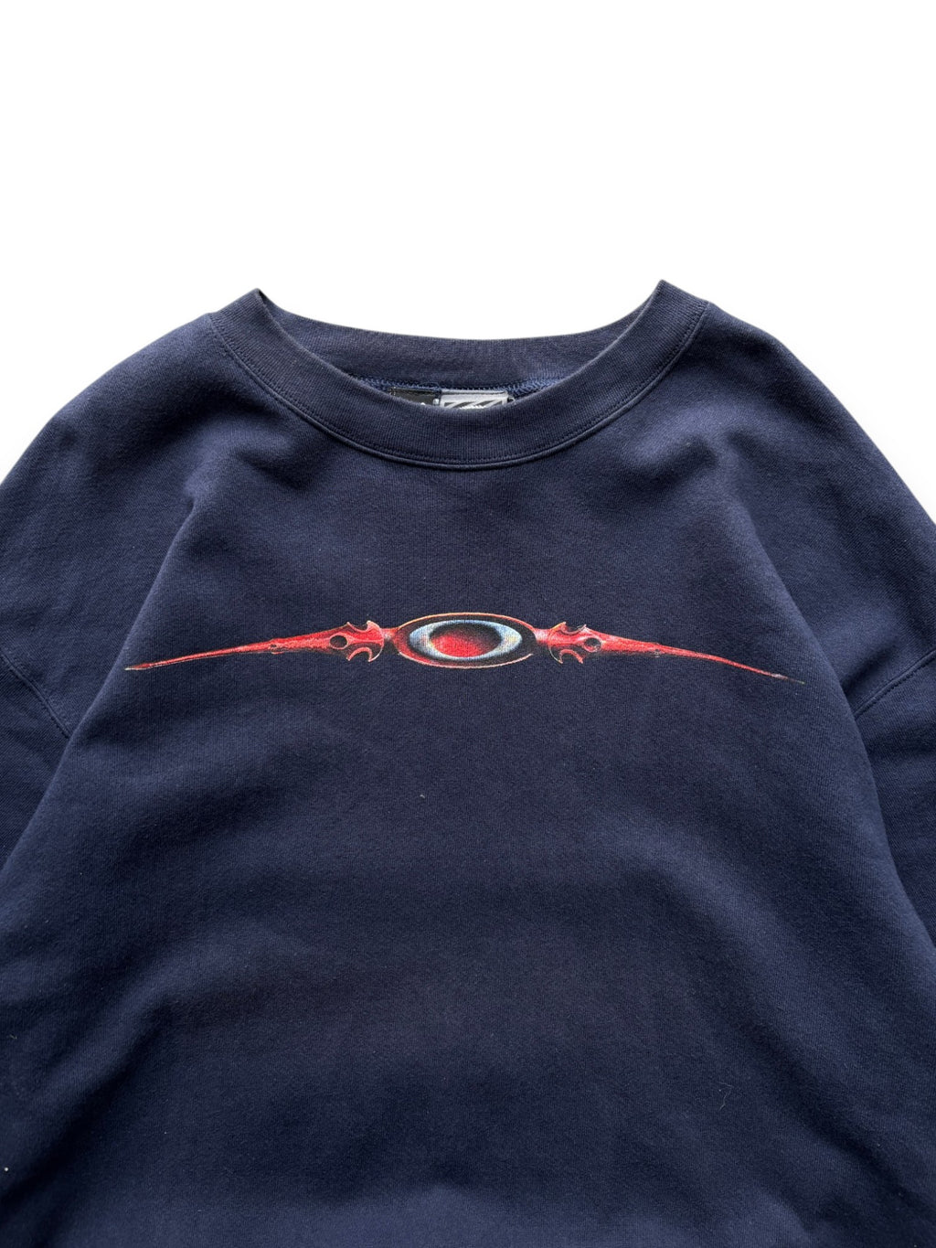 Early 2000's Oakley Navy Graphic Sweater (L)