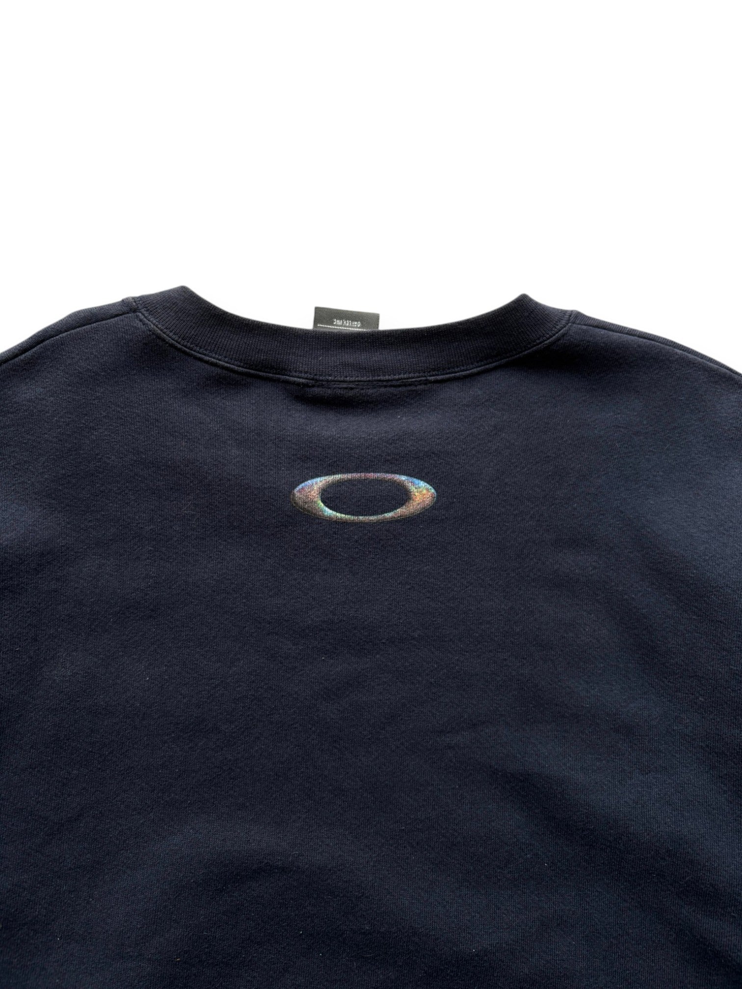 Early 2000's Oakley Navy Graphic Sweater (L)
