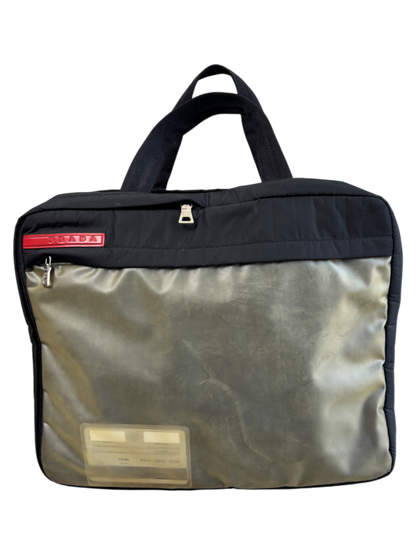 AW99 PRADA SPORT 2 WAY TRANSPARENT COMPARTMENT SLING BAG