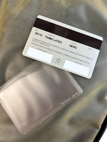 AW99 PRADA SPORT 2 WAY TRANSPARENT COMPARTMENT SLING BAG