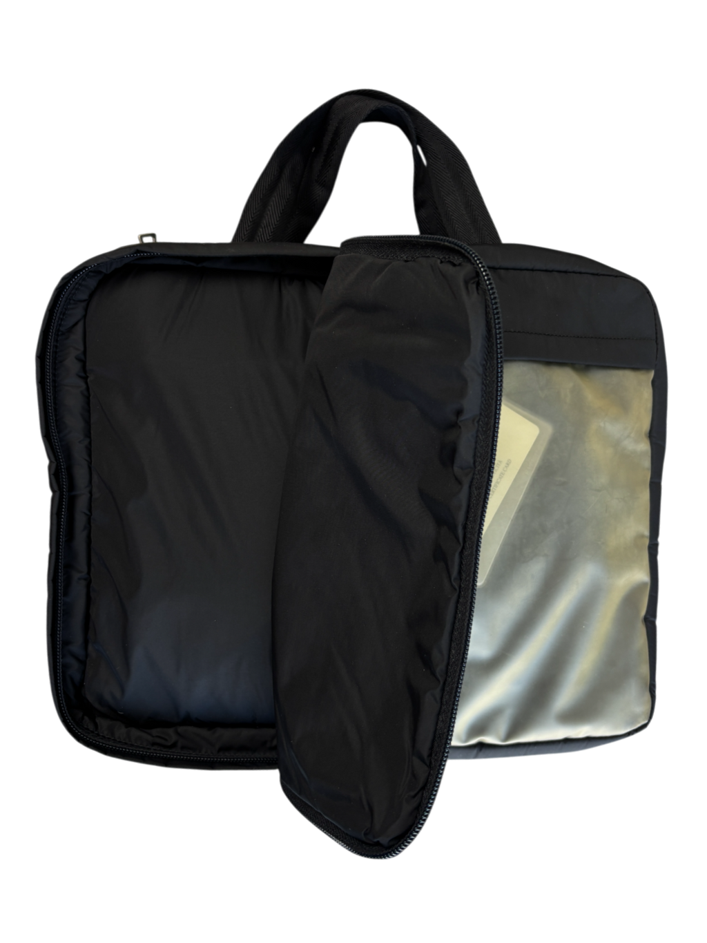 AW99 PRADA SPORT 2 WAY TRANSPARENT COMPARTMENT SLING BAG