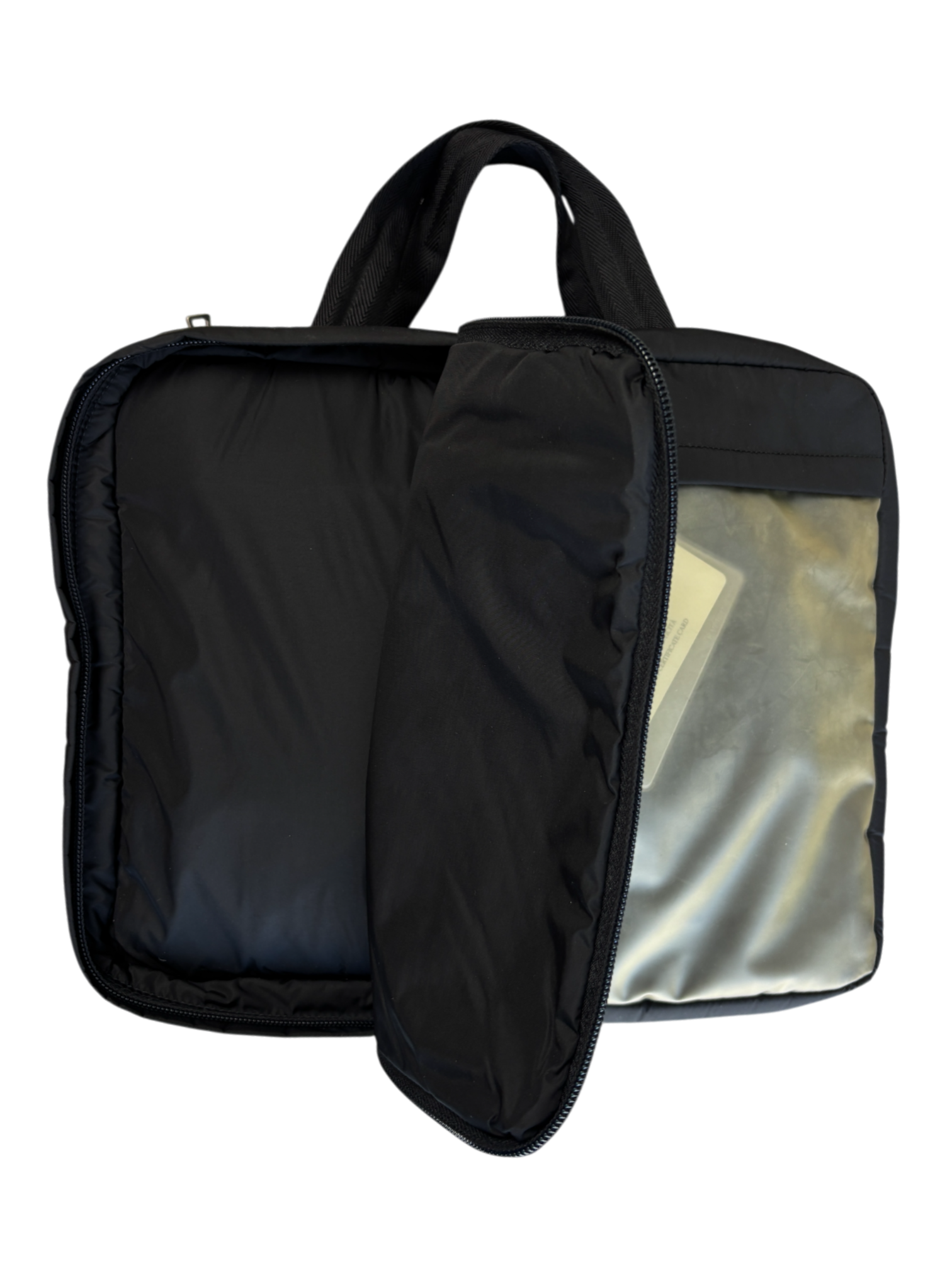 AW99 PRADA SPORT 2 WAY TRANSPARENT COMPARTMENT SLING BAG