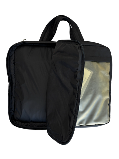 AW99 PRADA SPORT 2 WAY TRANSPARENT COMPARTMENT SLING BAG