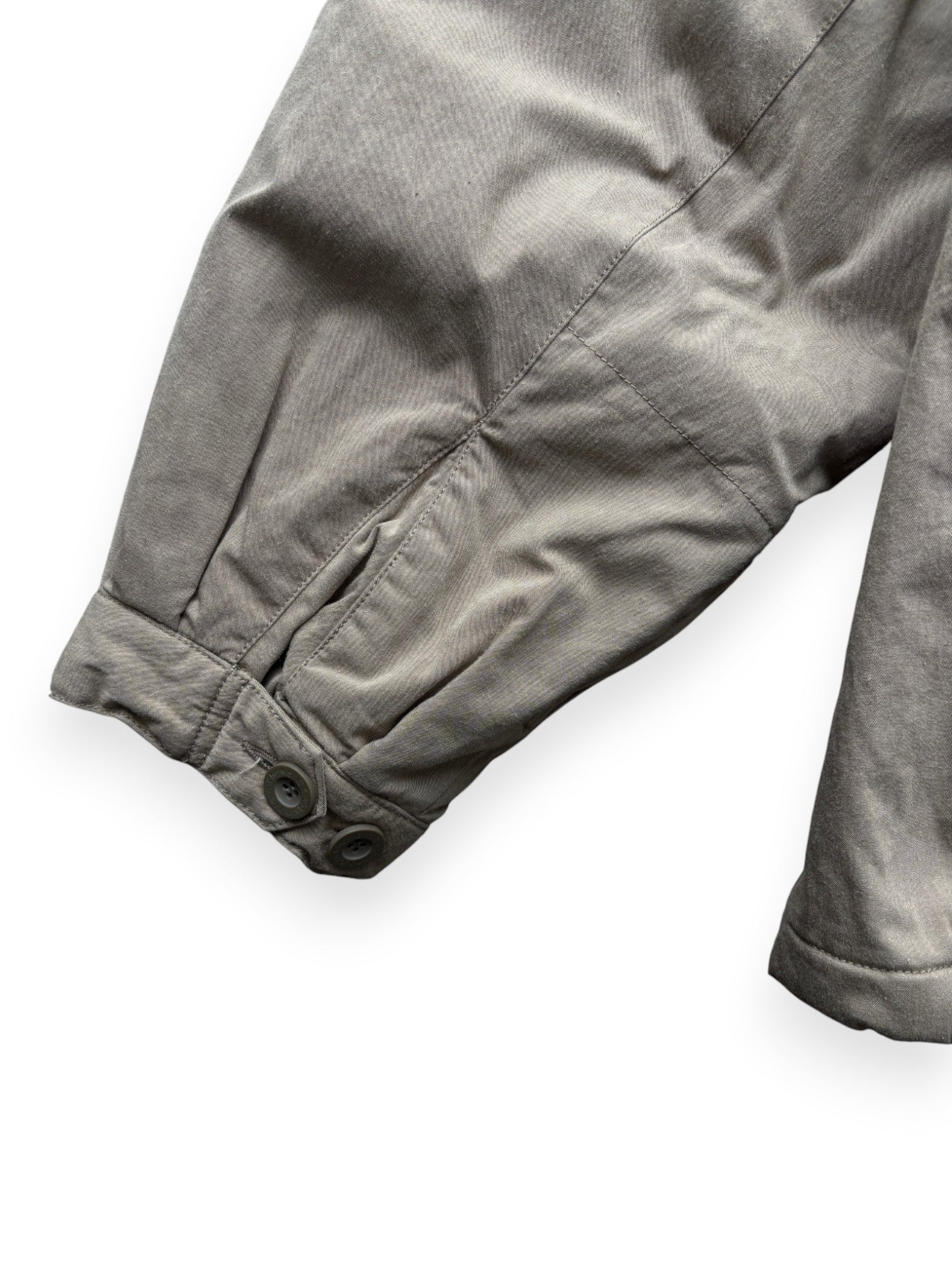 1997 Calvin Klein "khakis" Asymmetrical Dual Zip Quilter Anorak (XL)