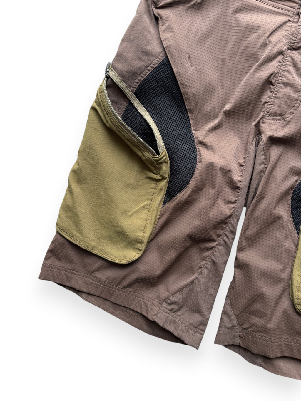 Early 2000's Oakley MTB Brown / Green Shorts (L)