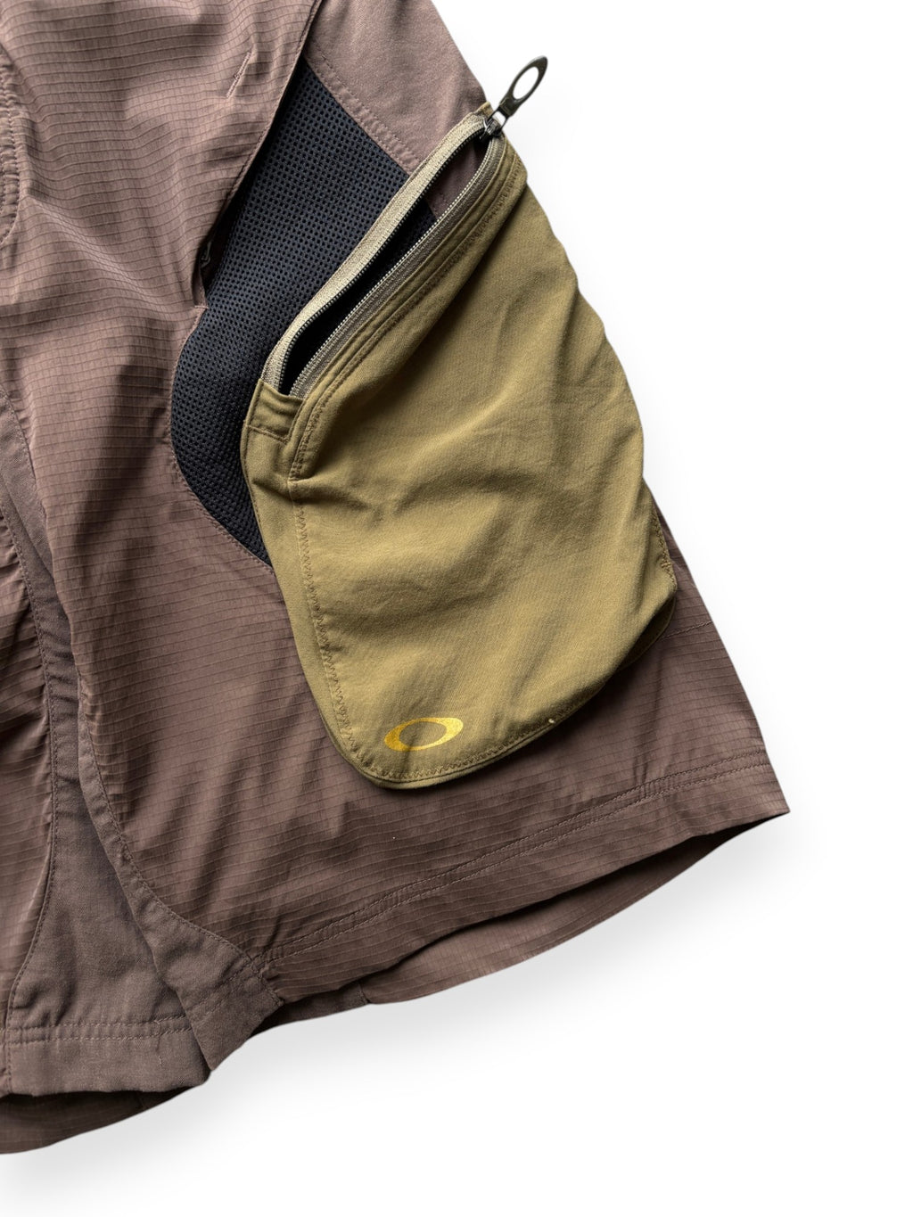 Early 2000's Oakley MTB Brown / Green Shorts (L)