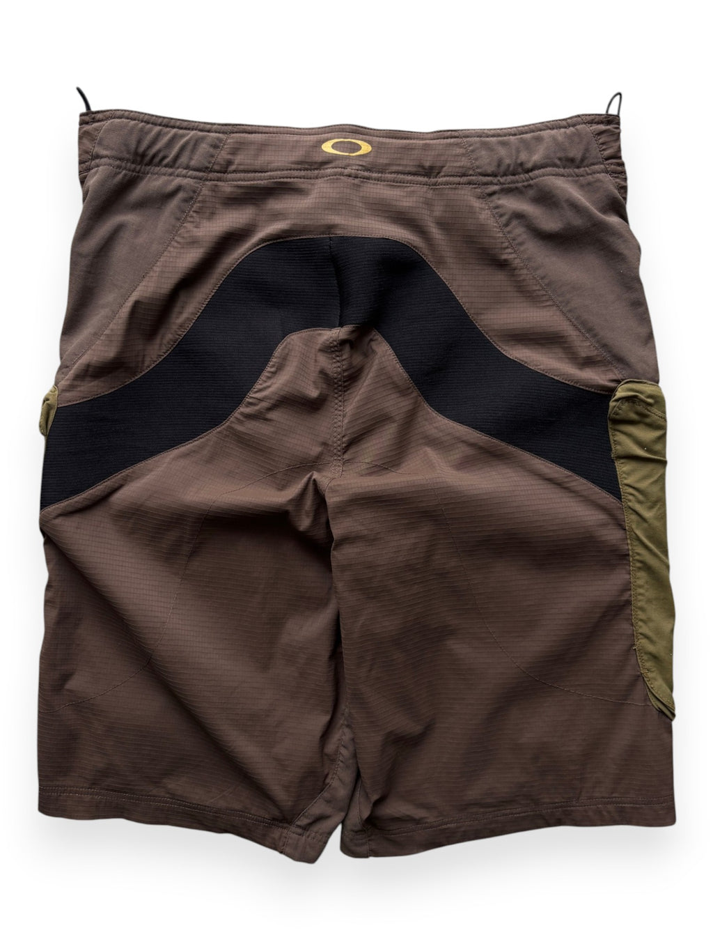 Early 2000's Oakley MTB Brown / Green Shorts (L)