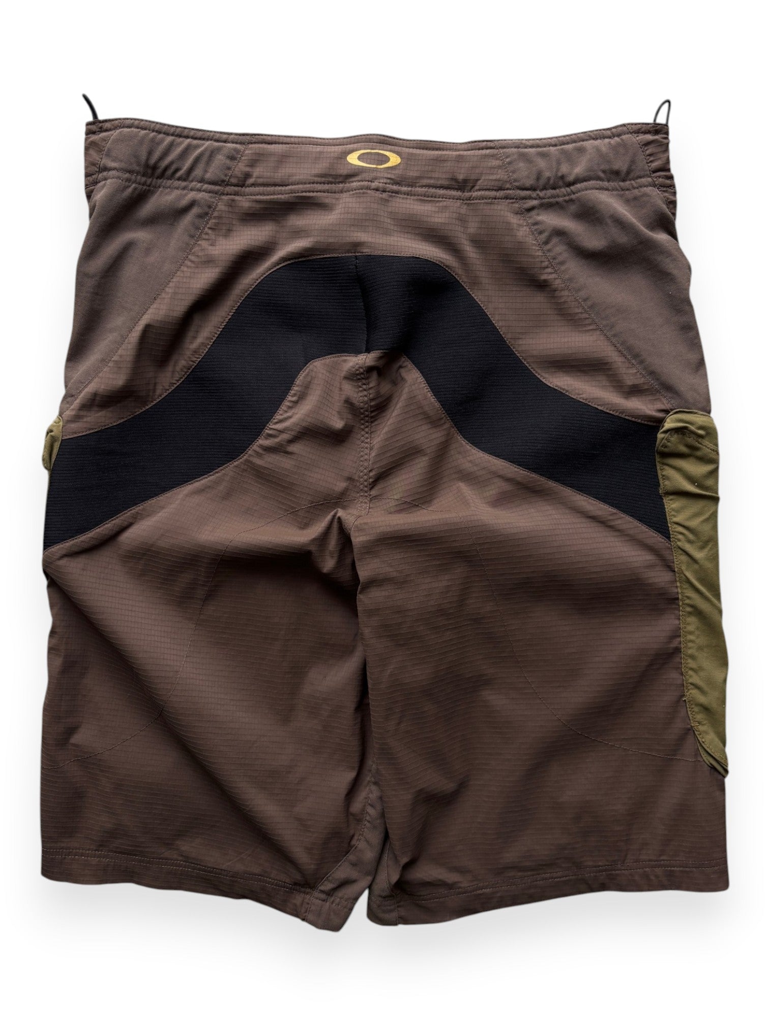Early 2000's Oakley MTB Brown / Green Shorts (L)