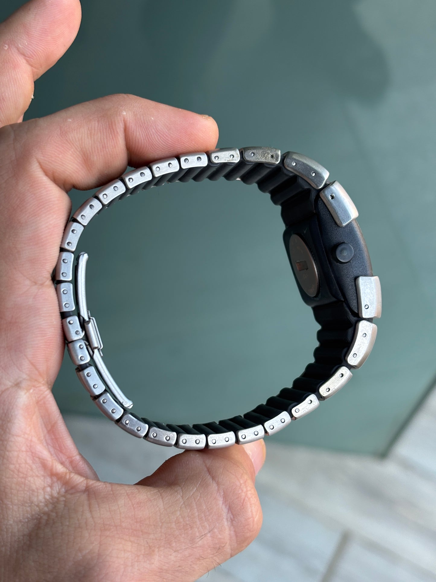 Early 2000's Nike D-Line Stainless Steal Deadstock Watch