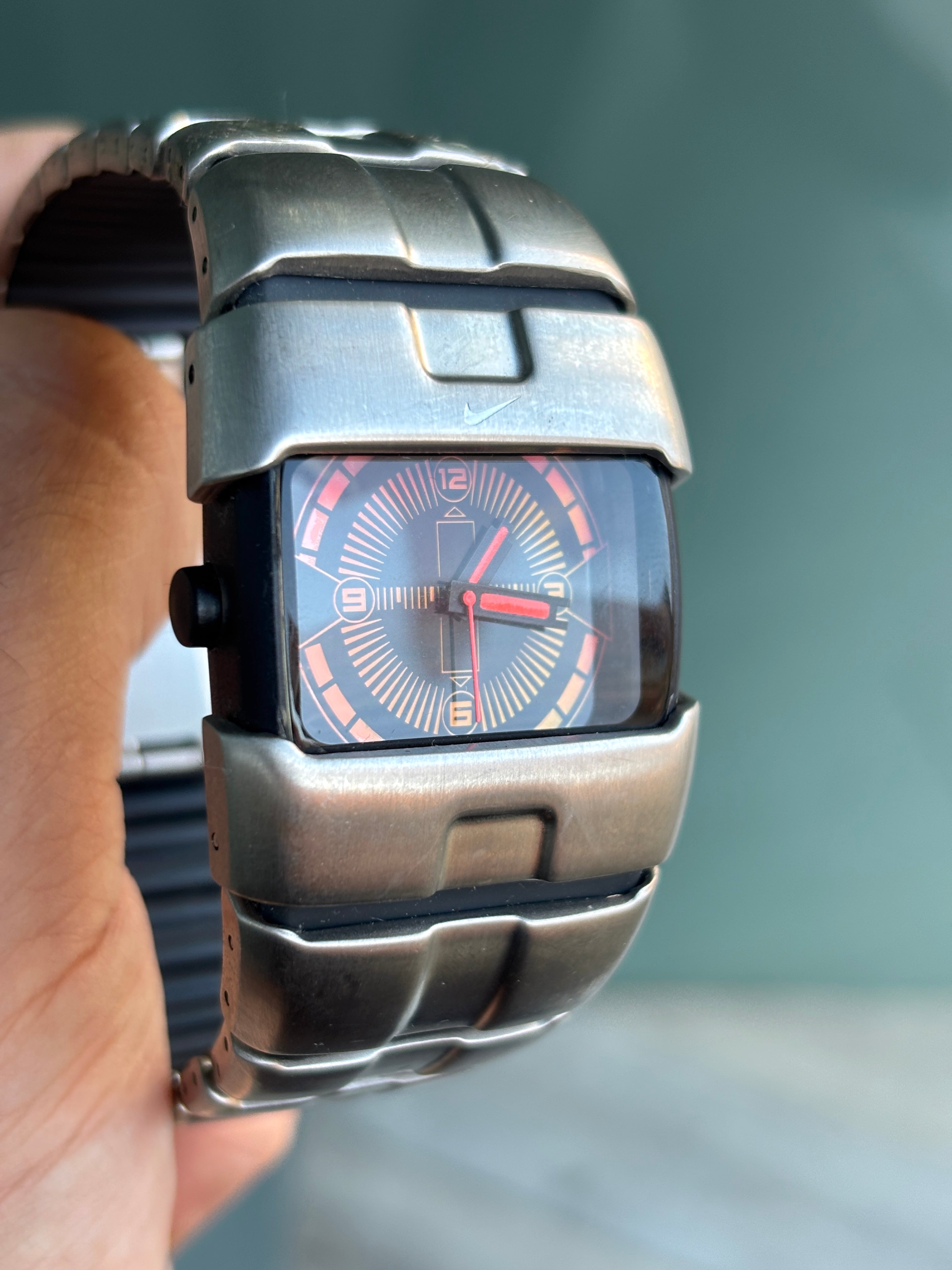 Early 2000's Nike D-Line Stainless Steal Deadstock Watch