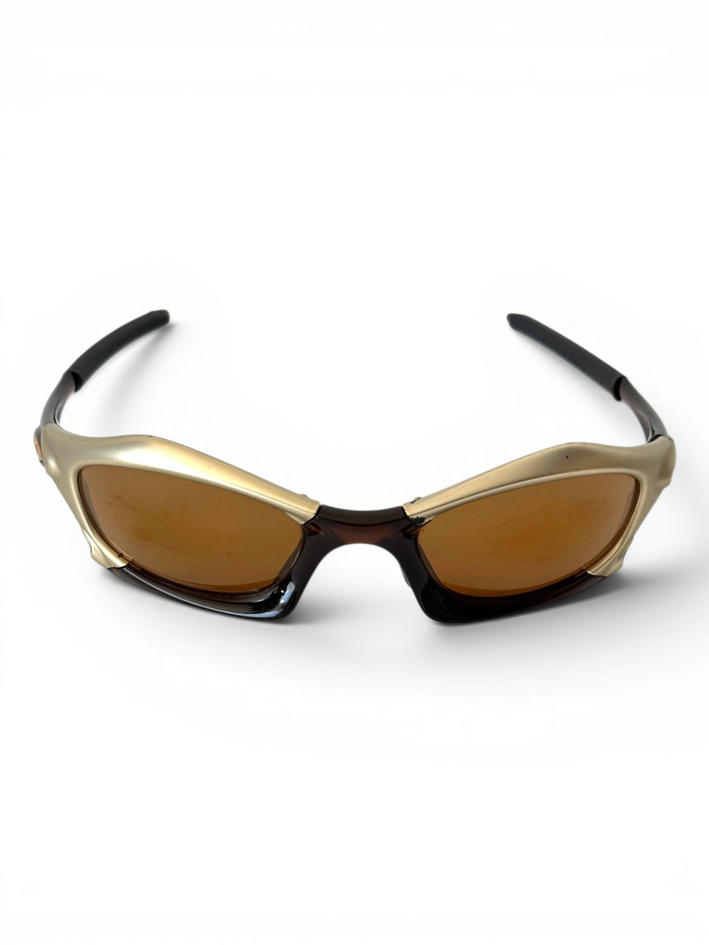 2002 Oakley Splice Platinum - Rootbeer / Gold Iridium