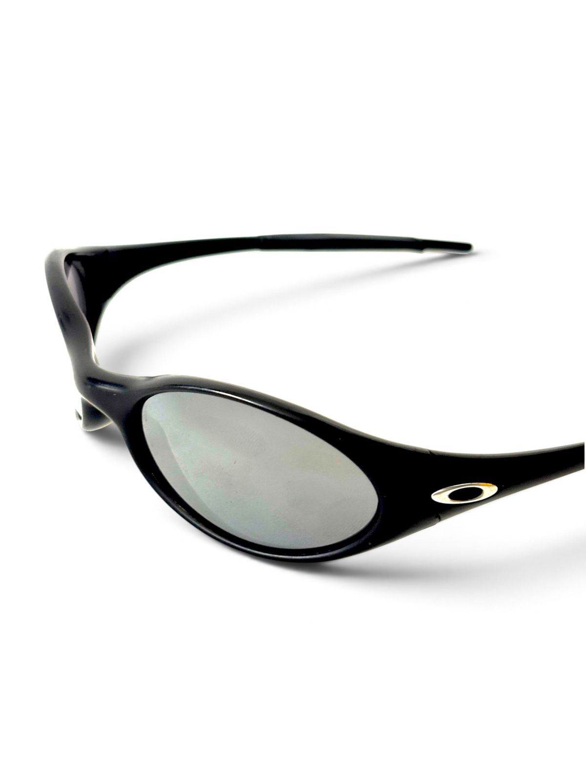 1999 Oakley Eye Jacket Black / Black Iridium Sunglasses - view 6