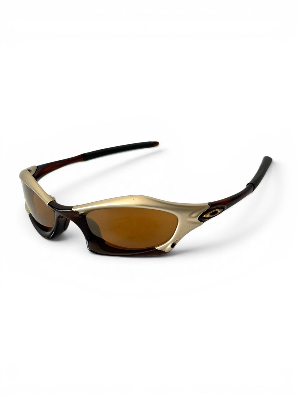 2002 Oakley Splice Platinum - Rootbeer / Gold Iridium