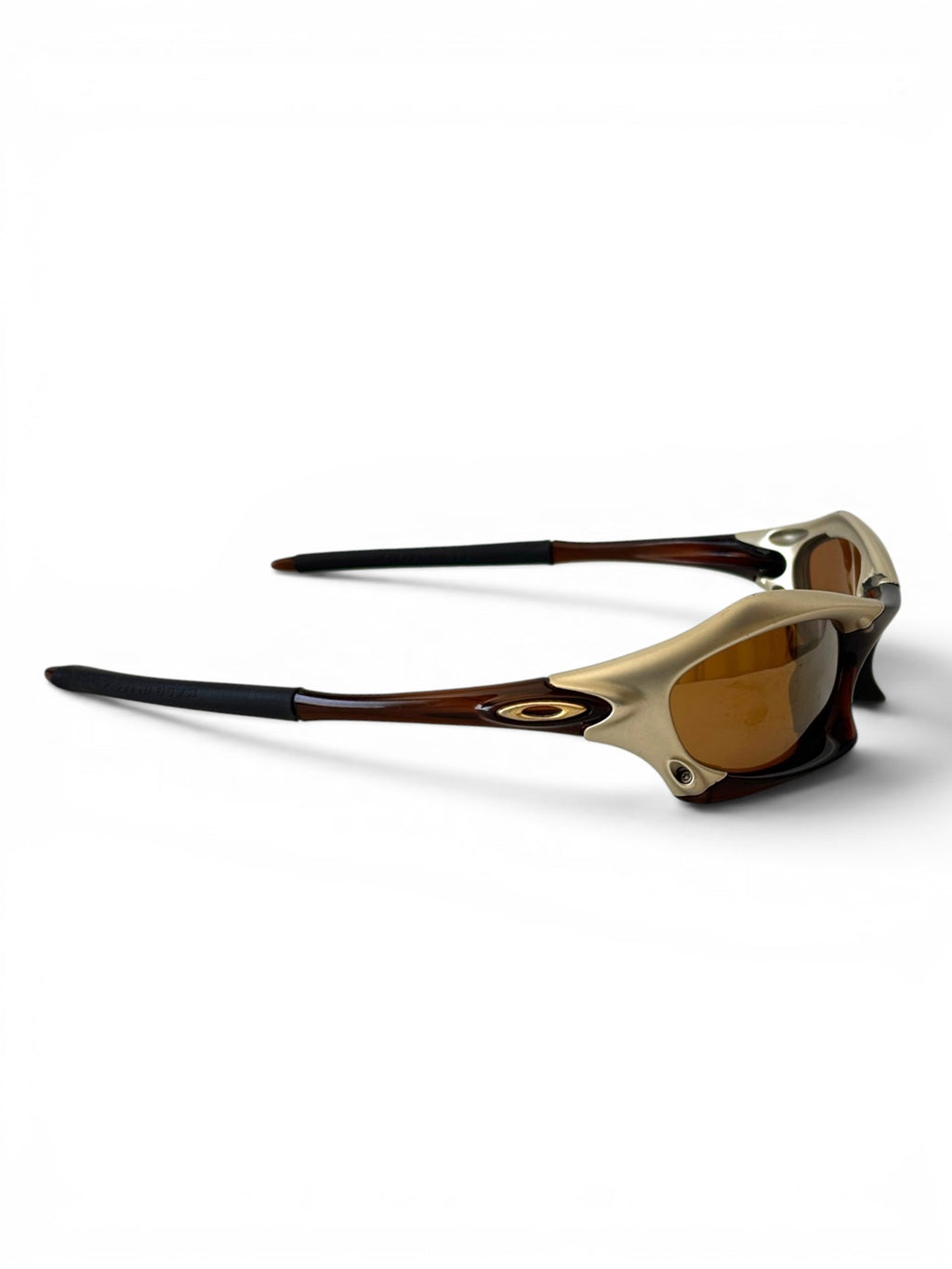 2002 Oakley Splice Platinum - Rootbeer / Gold Iridium
