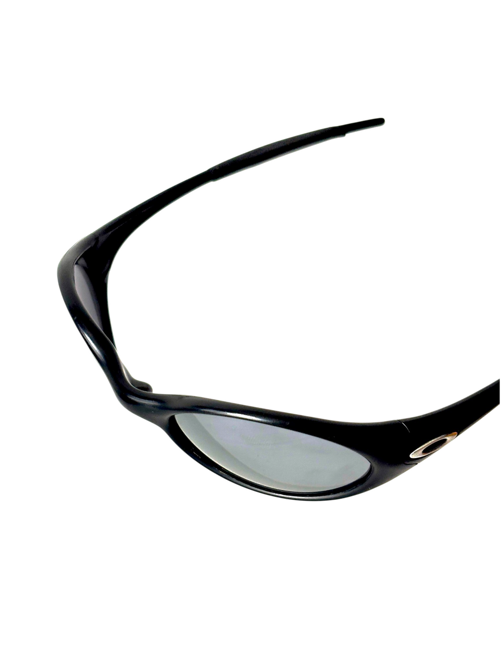 1999 Oakley Eye Jacket Black / Black Iridium Sunglasses - view 7