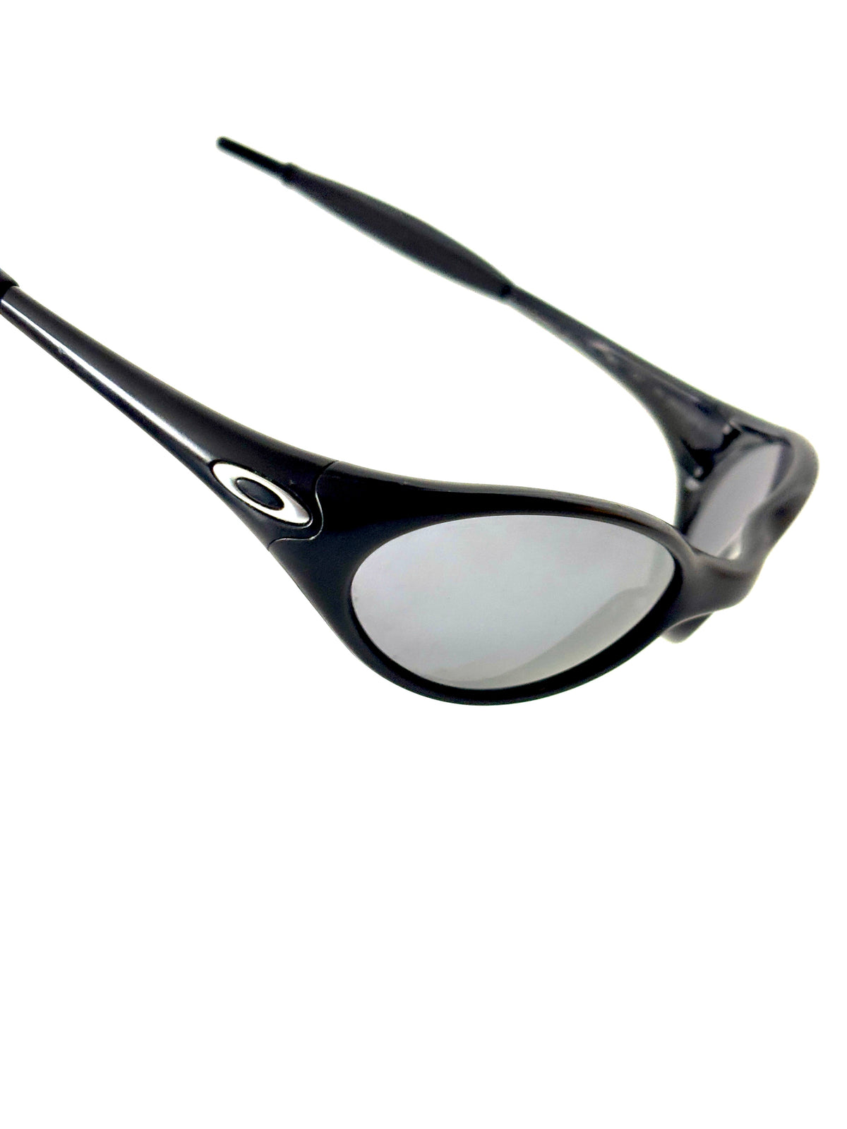 1999 Oakley Eye Jacket Black / Black Iridium Sunglasses - view 8