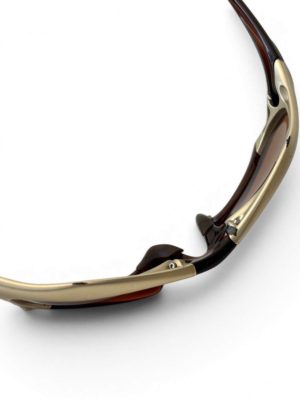2002 Oakley Splice Platinum - Rootbeer / Gold Iridium