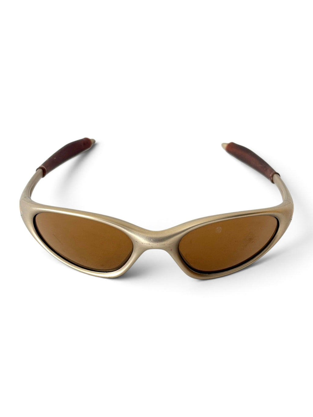 1998 Oakley Minute G2 FMJ Platinum / Gold Iridium Sunglasses - view 2