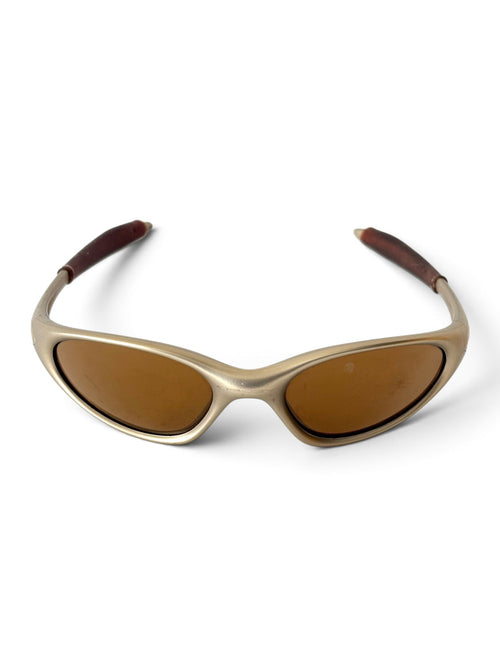 1998 Oakley Minute G2 FMJ Platinum / Gold Iridium Sunglasses - view 2