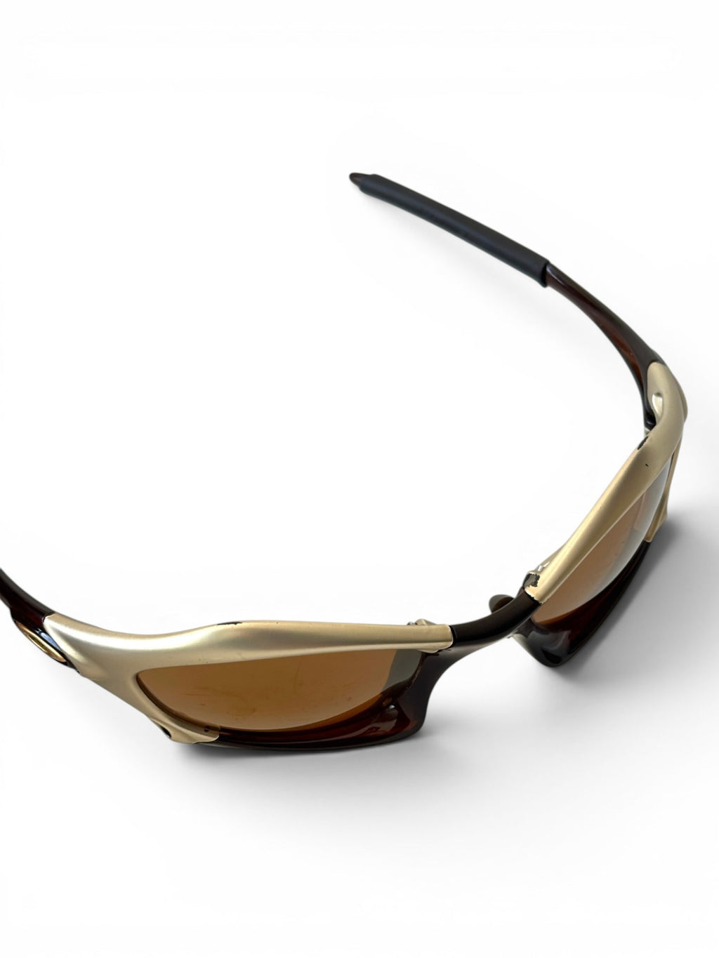 2002 Oakley Splice Platinum - Rootbeer / Gold Iridium