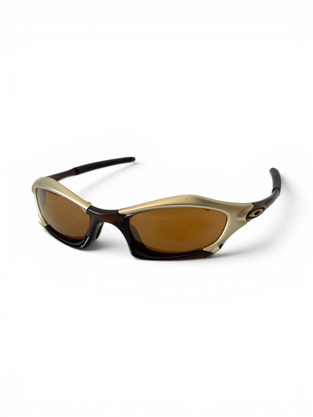 2002 Oakley Splice Platinum - Rootbeer / Gold Iridium