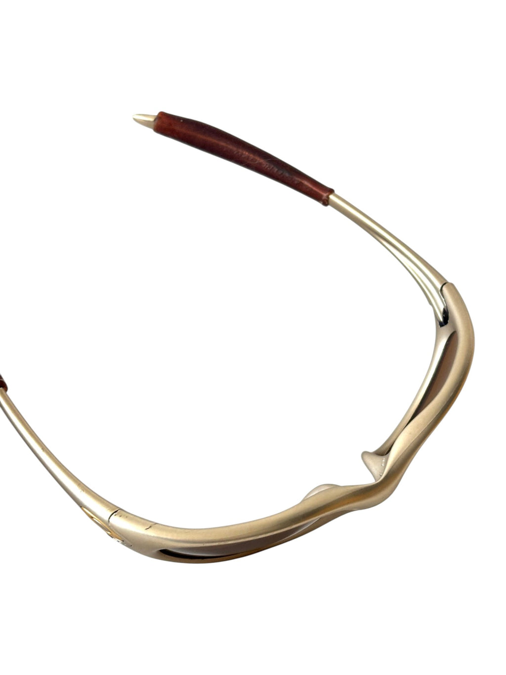 1998 Oakley Minute G2 FMJ Platinum / Gold Iridium Sunglasses - view 7