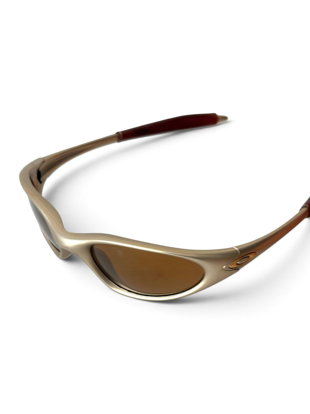 1998 Oakley Minute G2 FMJ Platinum / Gold Iridium Sunglasses - view 9