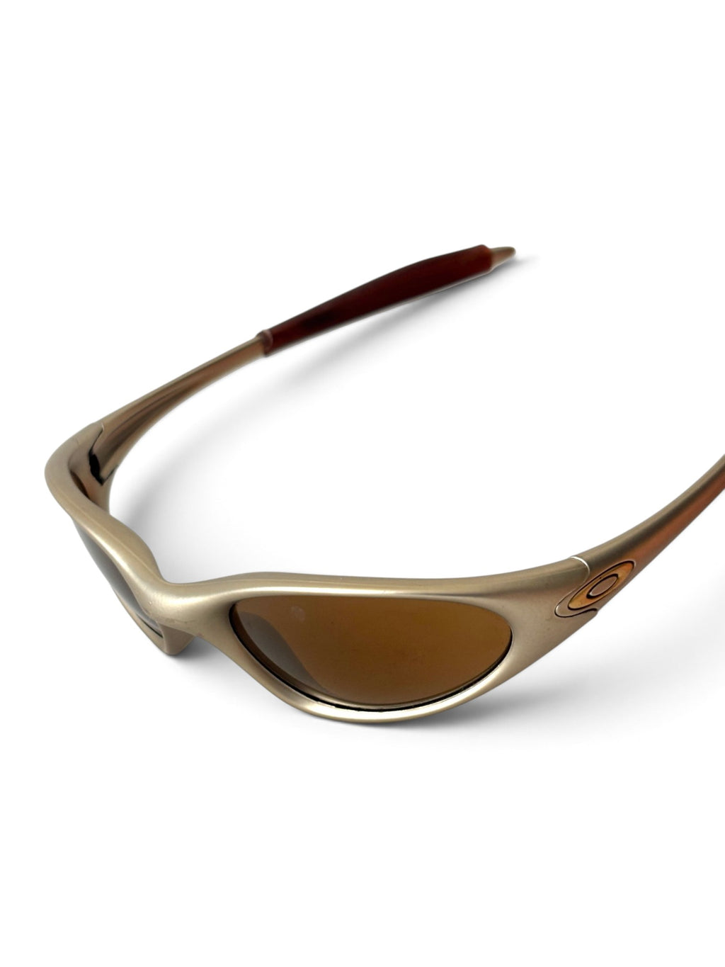 1998 Oakley Minute G2 FMJ Platinum / Gold Iridium Sunglasses - view 12