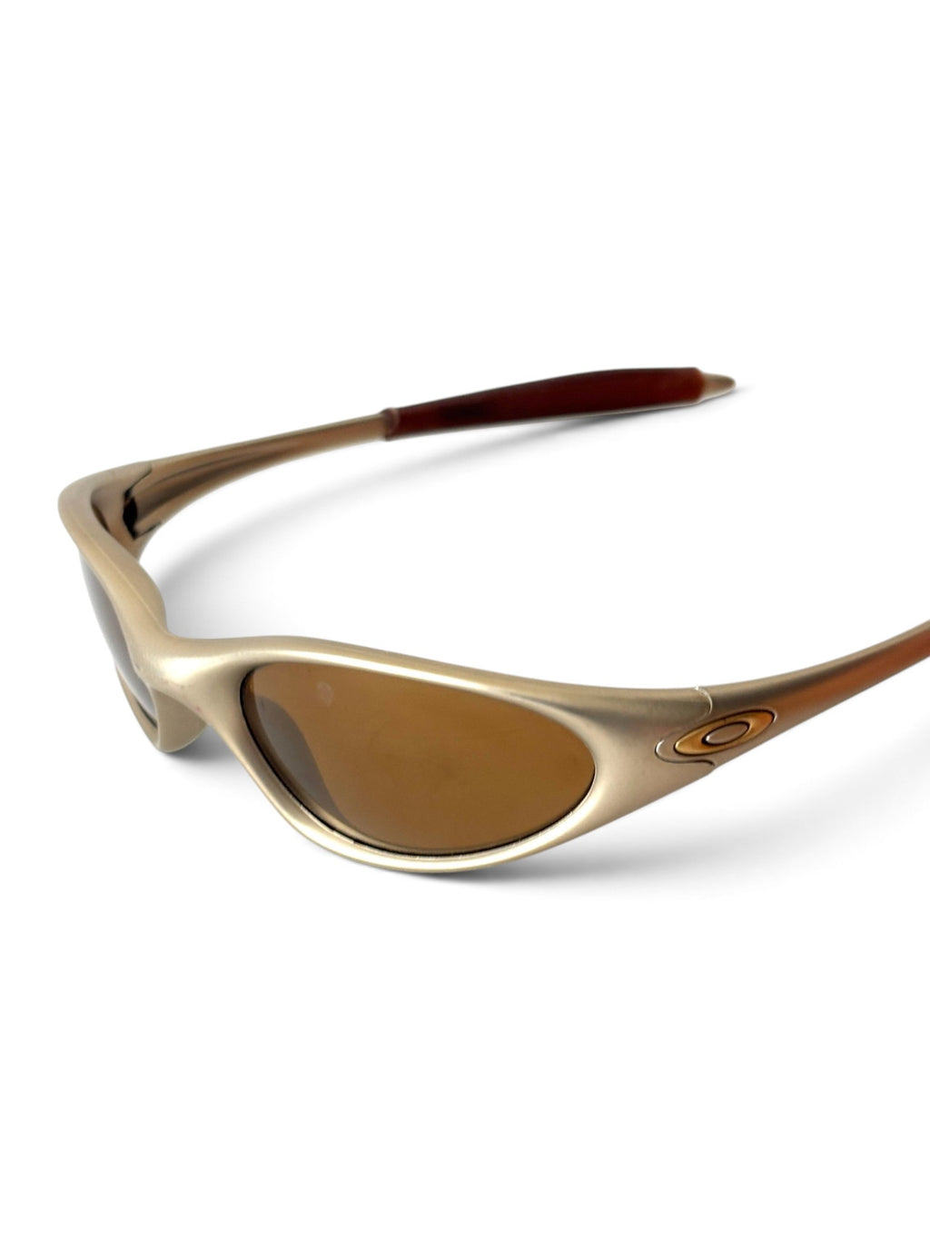 1998 Oakley Minute G2 FMJ Platinum / Gold Iridium Sunglasses - view 10