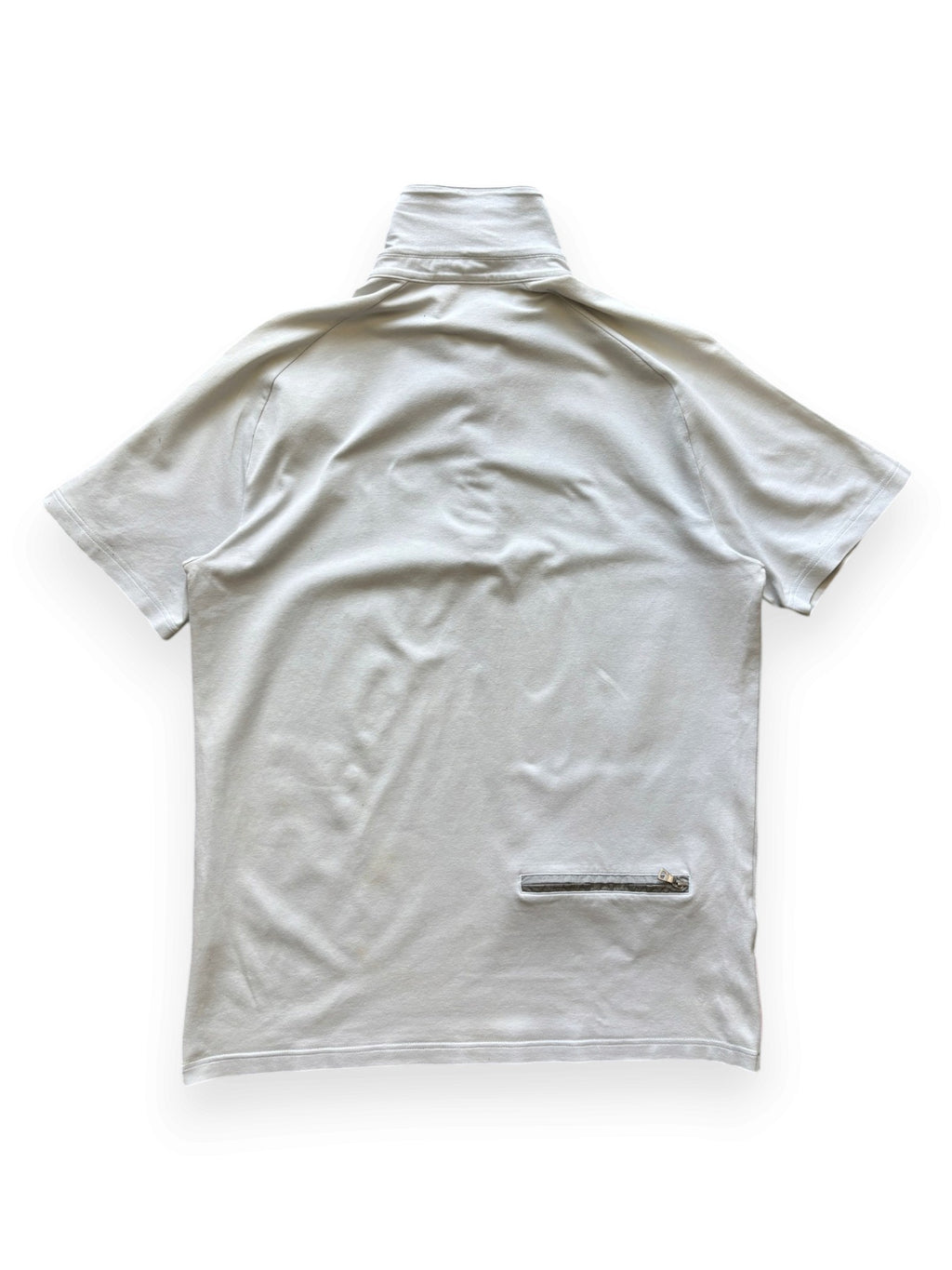 00's Prada Sport Mesh Pocket Baby Blue 3/4 Zip Up Polo (S-M)