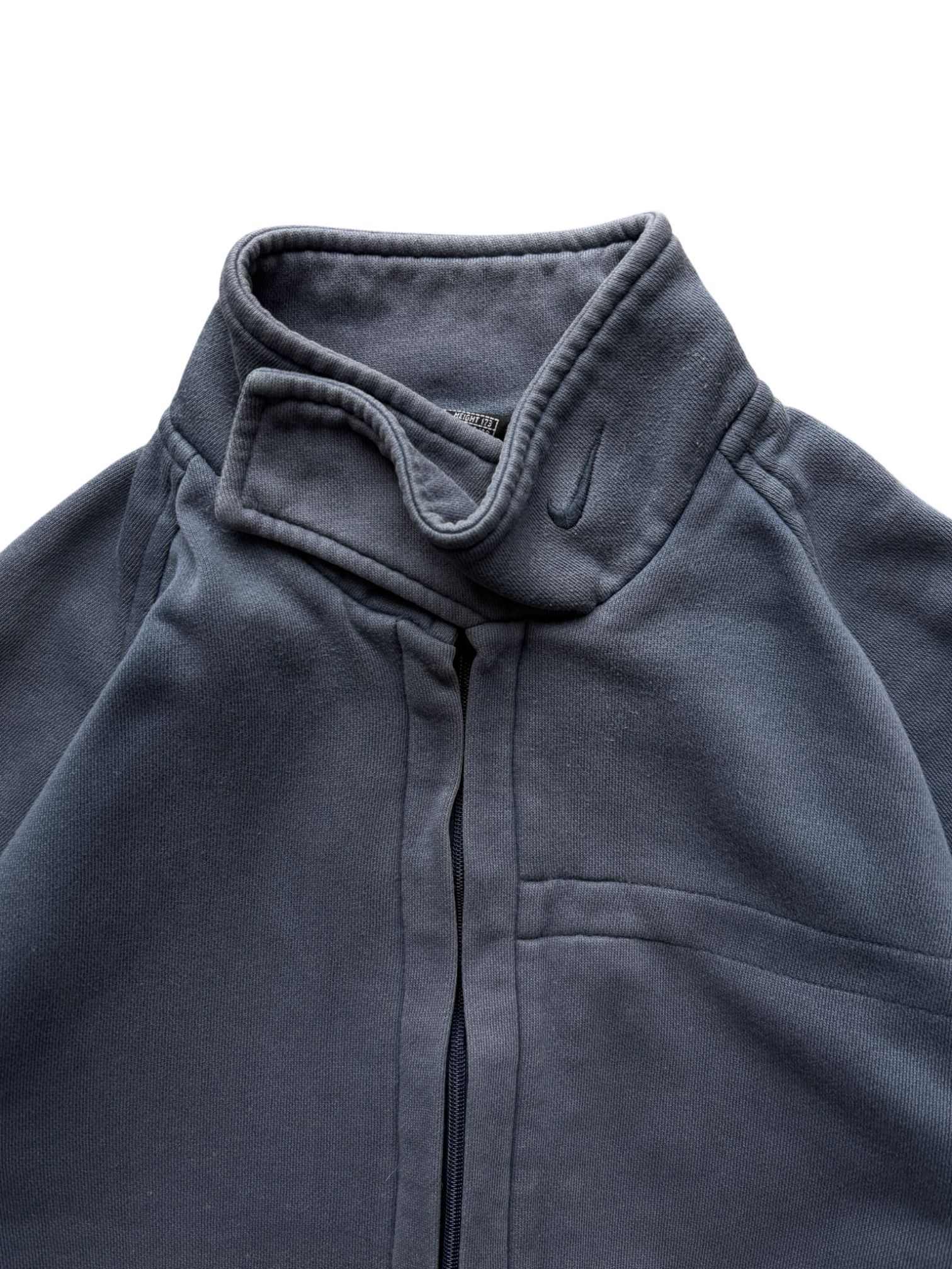 Early 2000's Nike 3/4 Spell Out Zip Up Sweater (M)