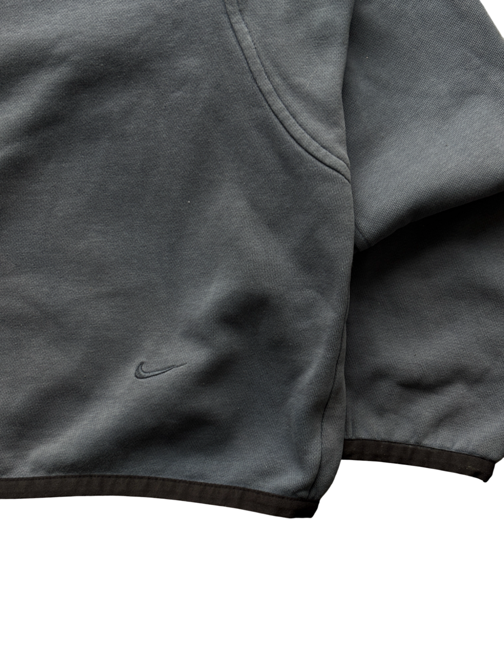 Early 2000's Nike 3/4 Spell Out Zip Up Sweater (M)