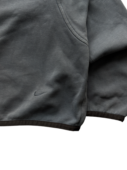 Early 2000's Nike 3/4 Spell Out Zip Up Sweater (M)