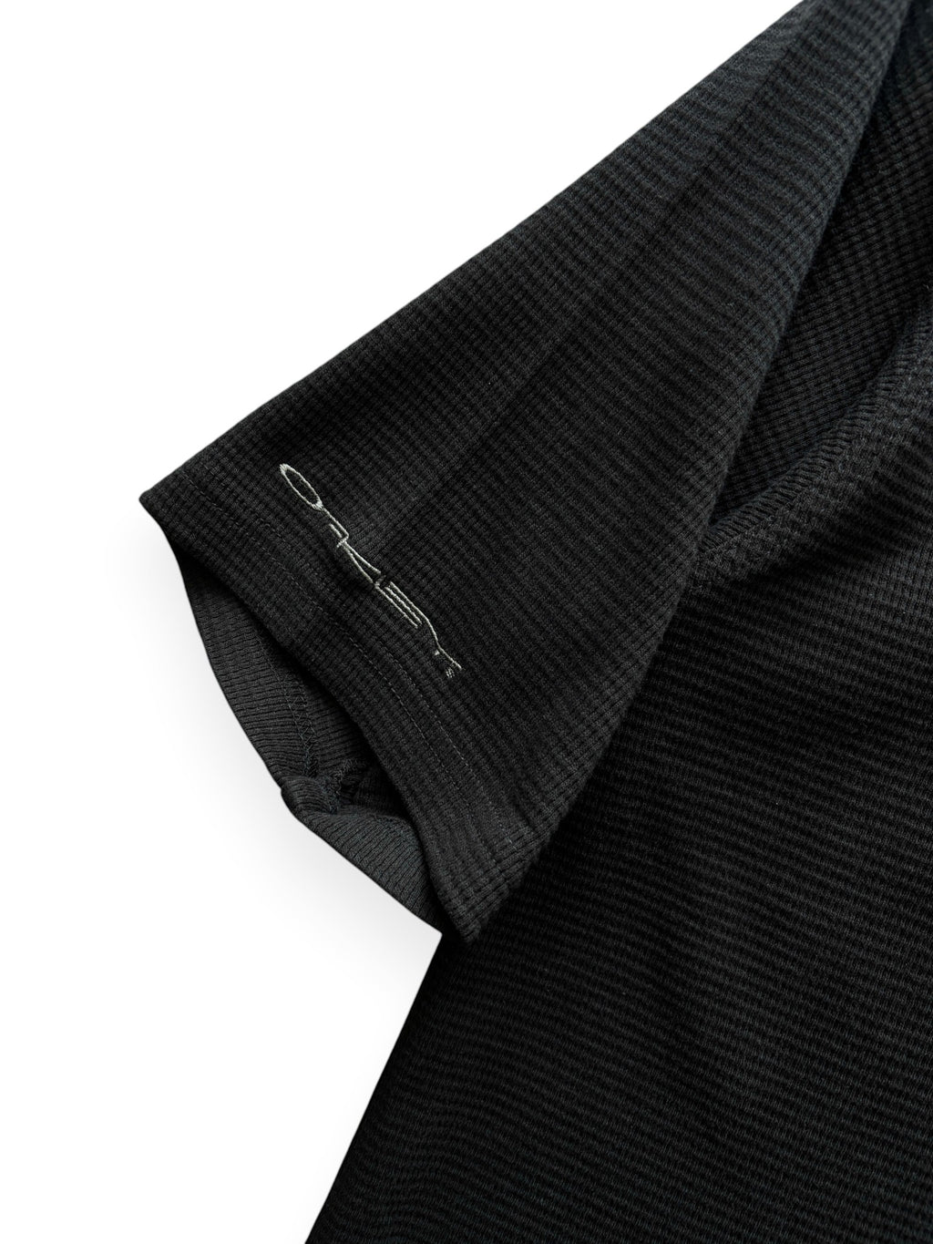 2000's Oakley Software Black Waffle Polo (M)