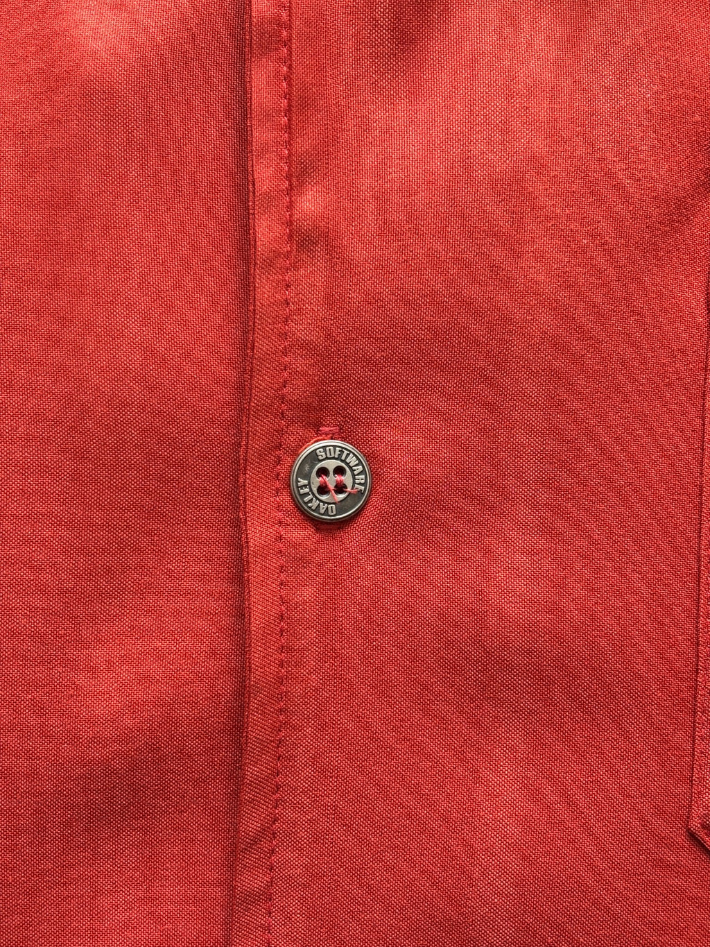 2000's Oakley Software Crimson Icon Shirt (XL)
