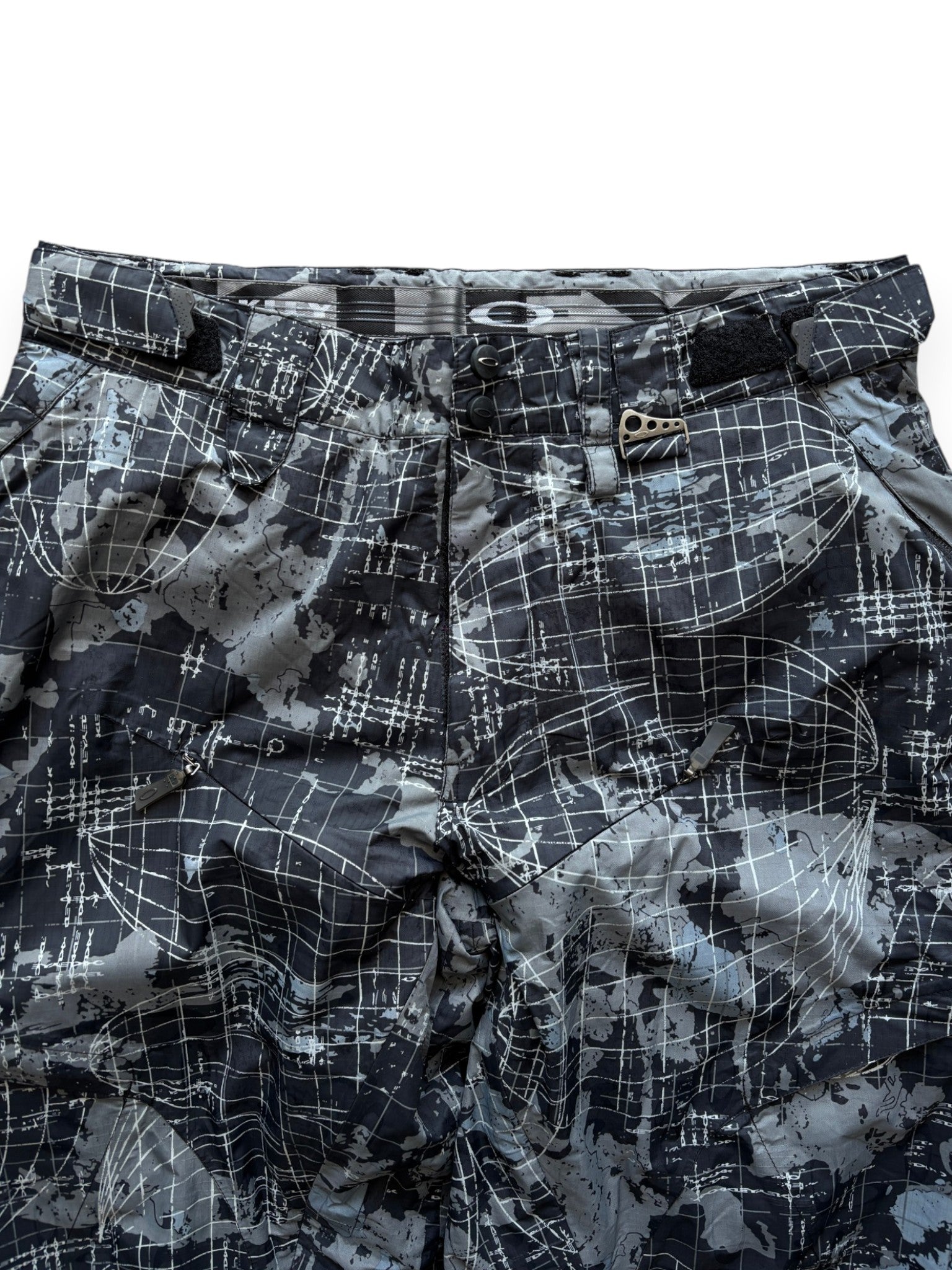 2005 Oakley Nitro Fuel Atlas Dark Grey Ski Pants (M)