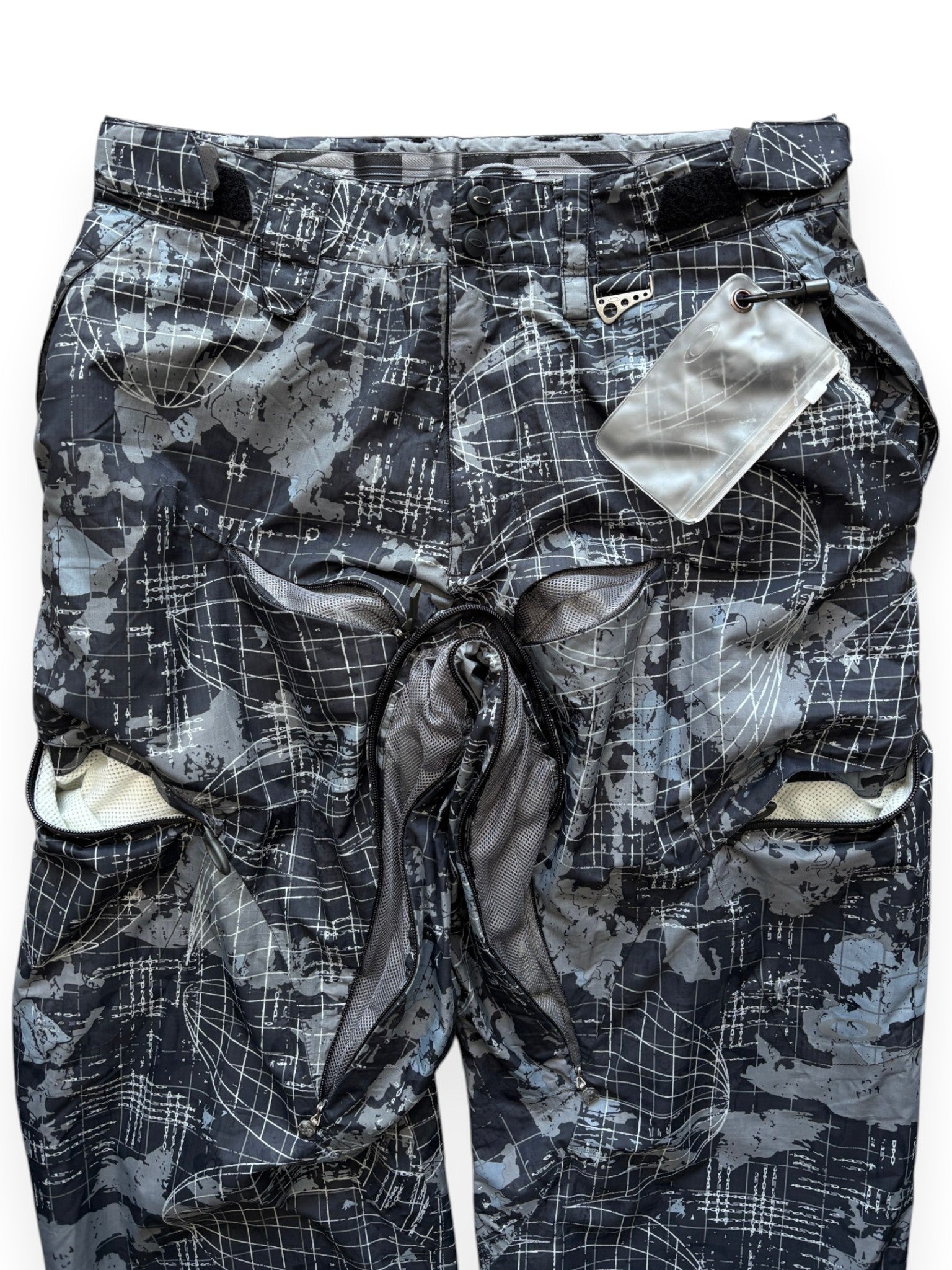 2005 Oakley Nitro Fuel Atlas Dark Grey Ski Pants (M)
