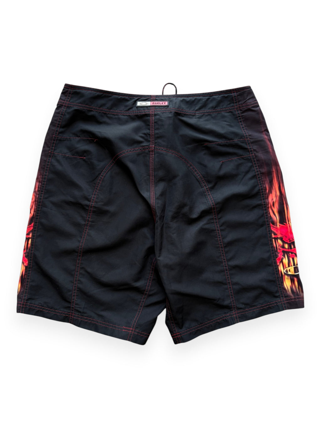 2000's Oakley Skull Flames Board Shorts (L-XL)