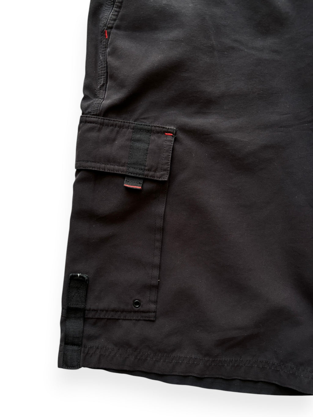 2000's Oakley Software Contrast Stitching Black Shorts (L-XL)