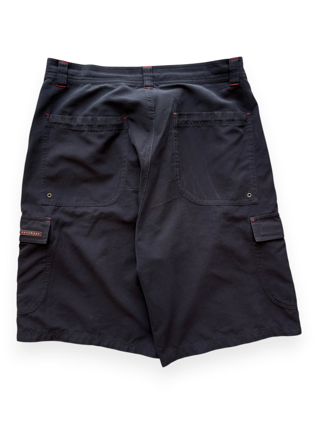 2000's Oakley Software Contrast Stitching Black Shorts (L-XL)