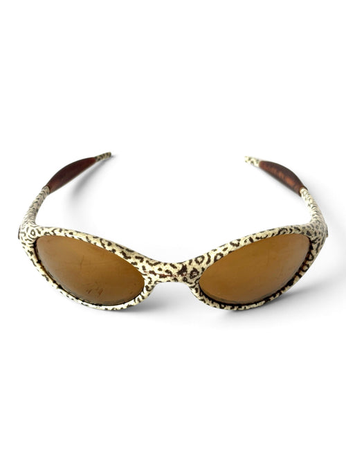 1999 Oakley Eye Jacket G1 Cheetah / Gold Iridium Sunglasses