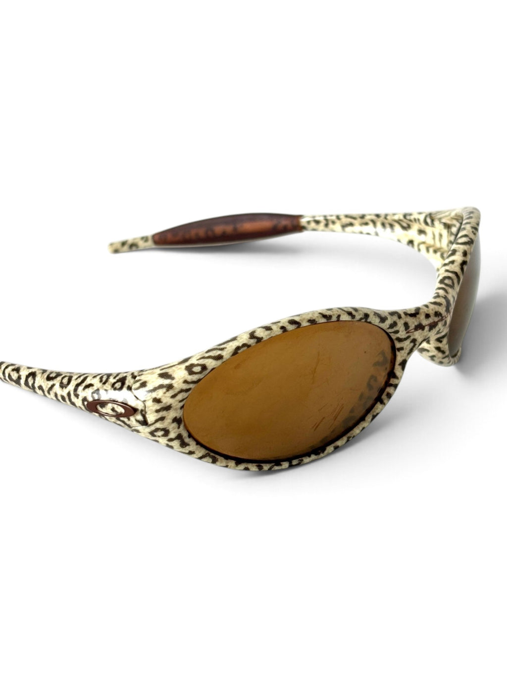 1999 Oakley Eye Jacket G1 Cheetah / Gold Iridium Sunglasses
